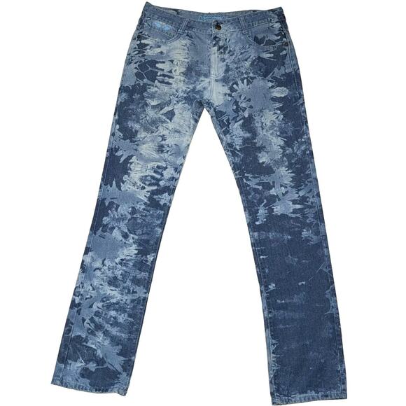 Robin's Jean Other - Robins Jeans Motard Blue Denim Men 34 Long Embellish Studded Flap Pocket SF5475